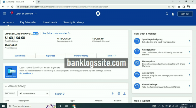 Bank Logs With Email Access September 2022